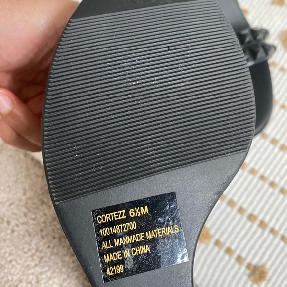 Black Wedges with Studs - Picture 3 of 4